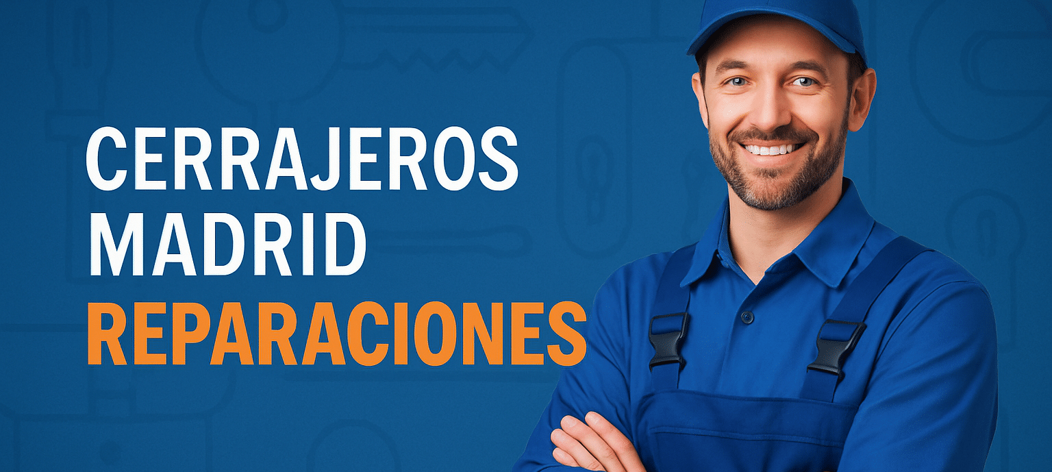 Cerrajero Madrid Reparaciones sonriendo